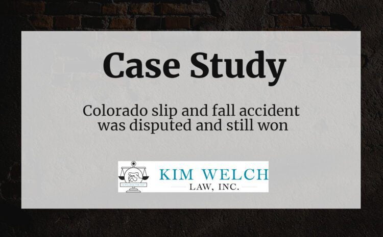  Colorado resident wins after slip and fall accident