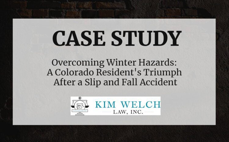  Overcoming Winter Hazards: Healing After a Slip and Fall Accident in Colorado