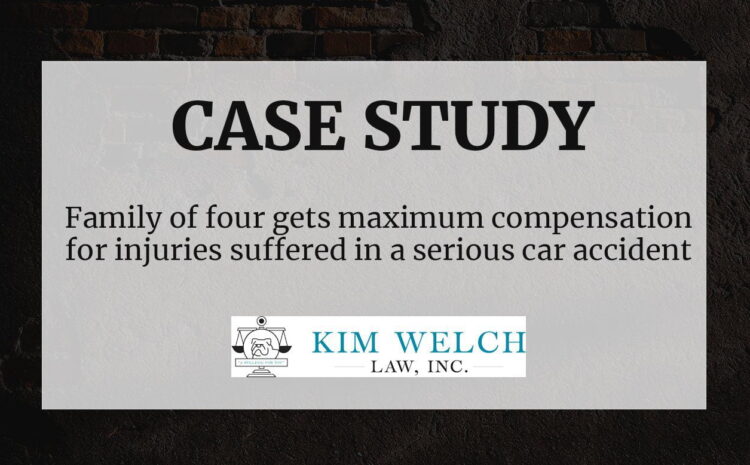  Serious car accident for Colorado Family of four brings maximum compensation