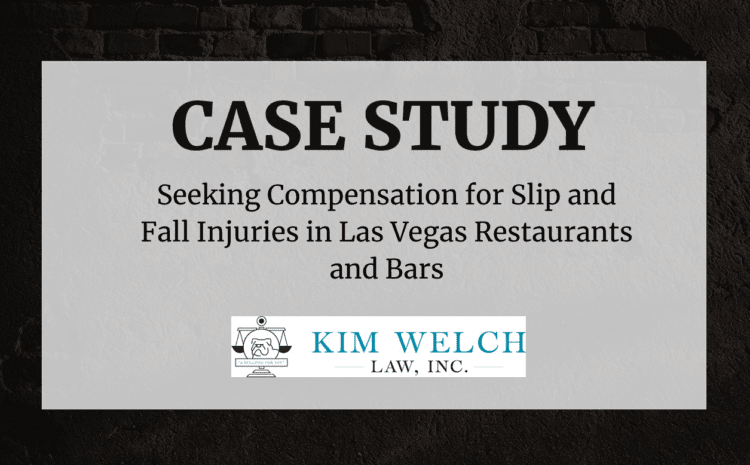  Seeking Compensation for Slip and Fall Injuries in Las Vegas Restaurants and Bars