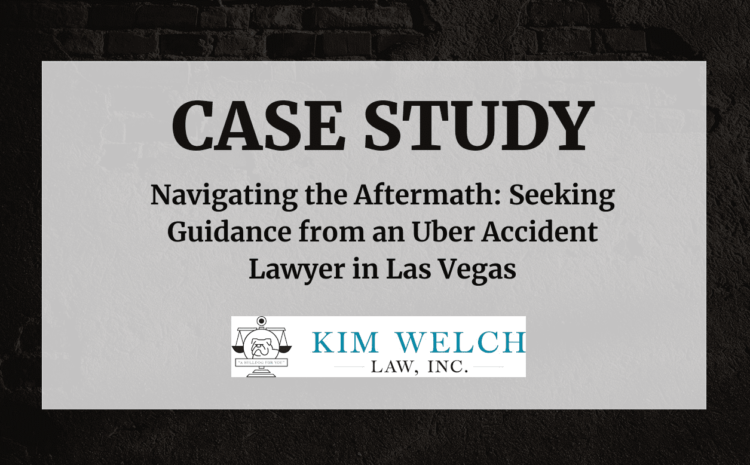  Navigating the Aftermath: Seeking Guidance from an Uber Accident Lawyer in Las Vegas