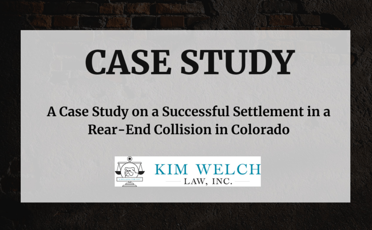  A Case Study on a Successful Settlement in a Rear-End Collision in Colorado