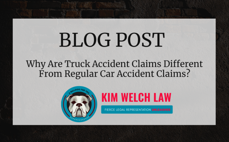 Why Are Truck Accident Claims Different From Regular Car Accident Claims?